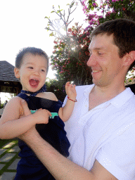 Tim and Max at the Tirtha Wedding Chapel