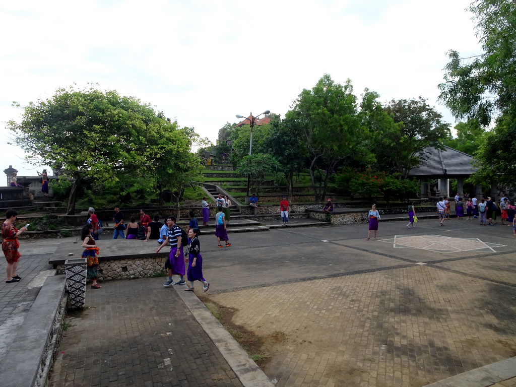 Central square of the Pura Luhur Uluwatu temple