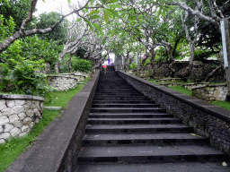 Staircase at the Pura Luhur Uluwatu temple