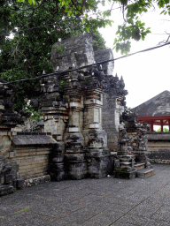 Gate with statues at the Pura Luhur Uluwatu temple