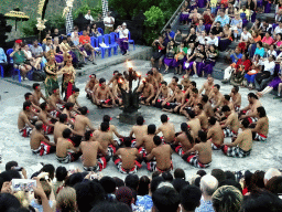 Rama and Sita during Act 1 of the Kecak and Fire Dance at the Amphitheatre of the Pura Luhur Uluwatu temple