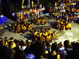 Sita during Act 4 of the Kecak and Fire Dance at the Amphitheatre of the Pura Luhur Uluwatu temple, by night