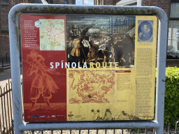 Information on the Spínola Route at the Dorpsstraat street