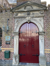 Gate at the right side of the Sint-Laurentiuskerk church at the Dorpsstraat street