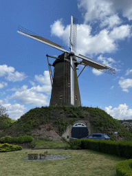 Front of the Korenbloem windmill, viewed from the Molenstraat street