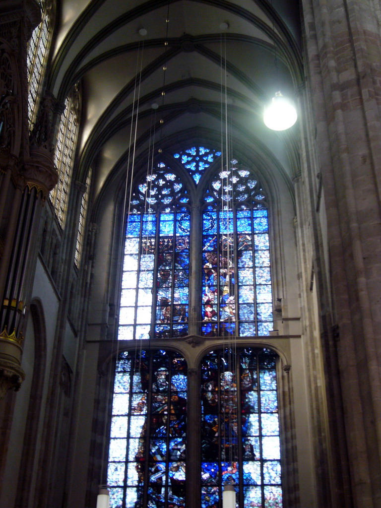 Stained glass window in the Dom Church