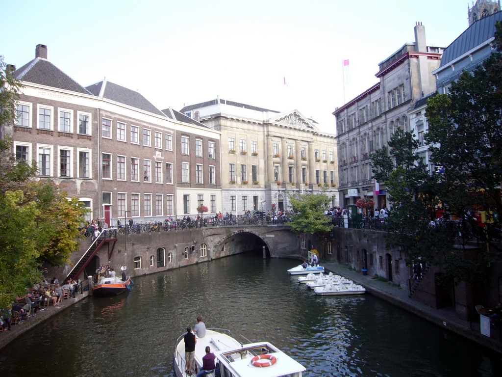 City Hall and Stadhuisbrug bridge at the Oudegracht canal