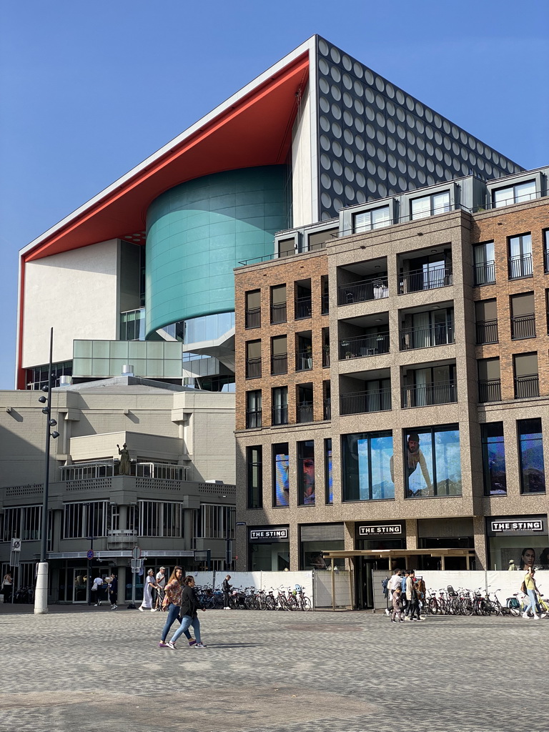 The TivoliVredenburg concert hall at the Vredenburgplein square