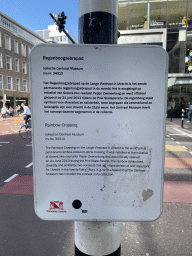 Information on the Rainbow Crossing at the Lange Viestraat street