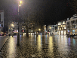 The Vredenburgplein square, by night