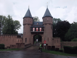 Entrance gate to the De Haar Castle grounds at the Bochtdijk street