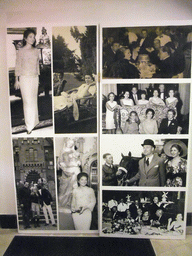 Old photographs of famous people visiting the De Haar Castle