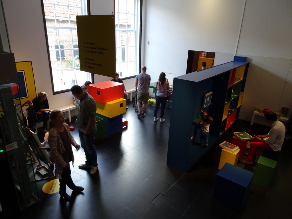 The Museum Room at the ground floor of the Nijntje Museum, viewed from the staircase