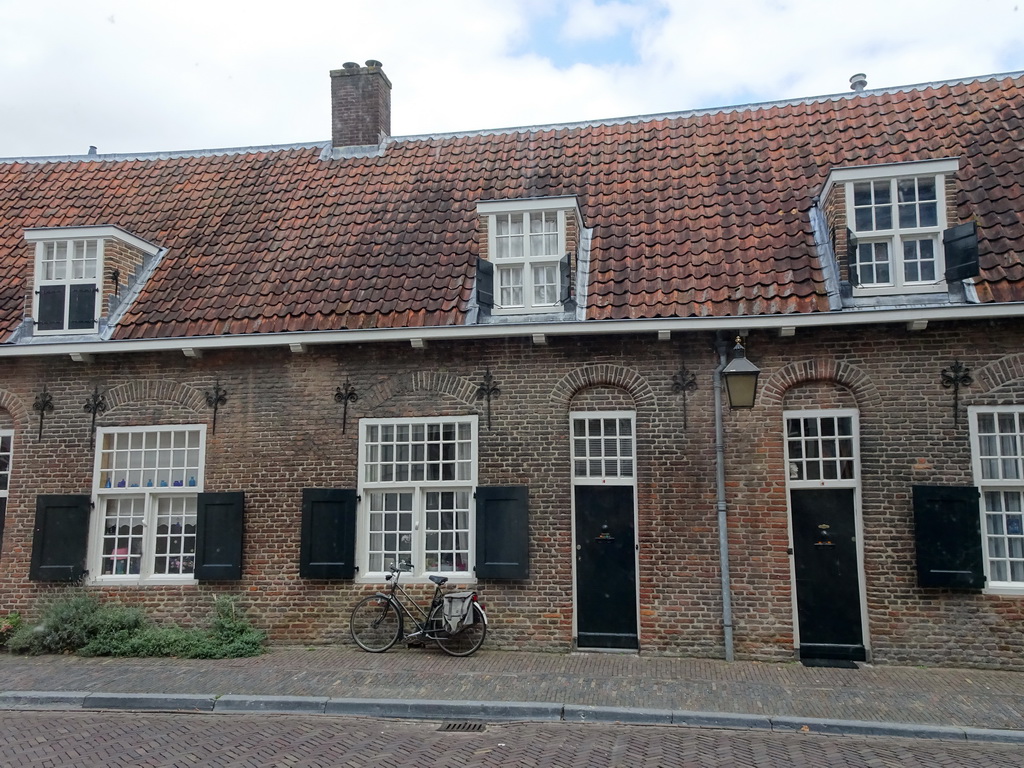 Houses at the Lange Nieuwstraat street, viewed from the ground floor of the Nijntje Museum