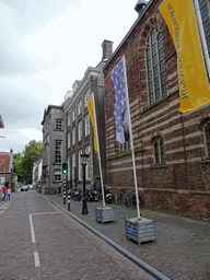 The Agnietenstraat street with the left front of the Centraal Museum