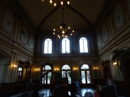 Interior of the main hall of the Maliebaanstation building of the Spoorwegmuseum