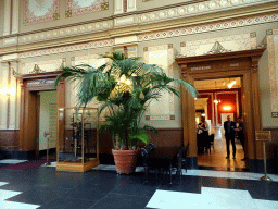 Entrances to the Waiting Room and Restaurant Room from the main hall of the Maliebaanstation building of the Spoorwegmuseum