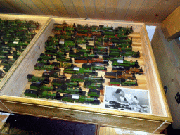 Scale models of old trains at Opa`s Museum at the Spoorwegmuseum