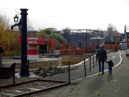 Road leading to the Kinderspoor attraction of the Spoorwegmuseum