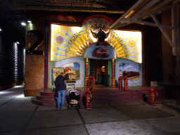 Front of the Stoomtheater at the Droomreizen attraction at the Werkplaats hall of the Spoorwegmuseum