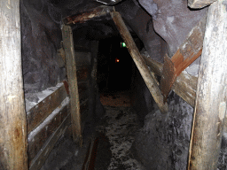 Mine shaft at the Grote Ontdekking attraction at the Werkplaats hall of the Spoorwegmuseum