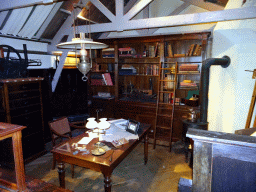 Interior of a room at the Grote Ontdekking attraction at the Spoorwegmuseum