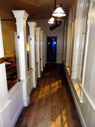 Hallway in the railway station at the Grote Ontdekking attraction at the Spoorwegmuseum