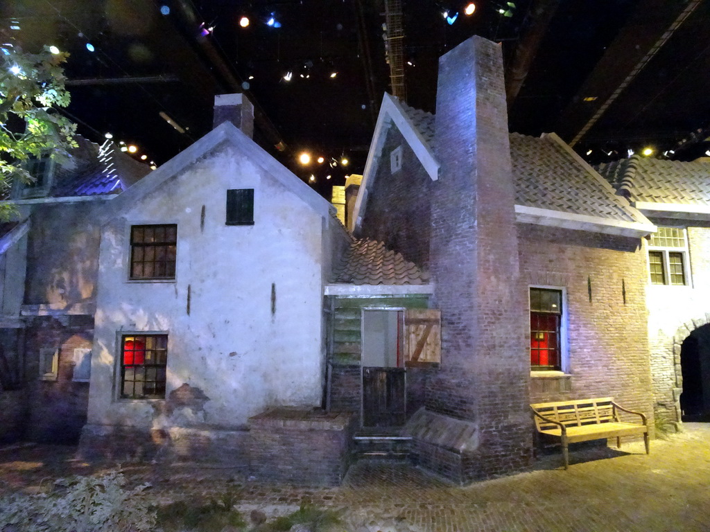 Buildings at the Grote Ontdekking attraction at the Spoorwegmuseum