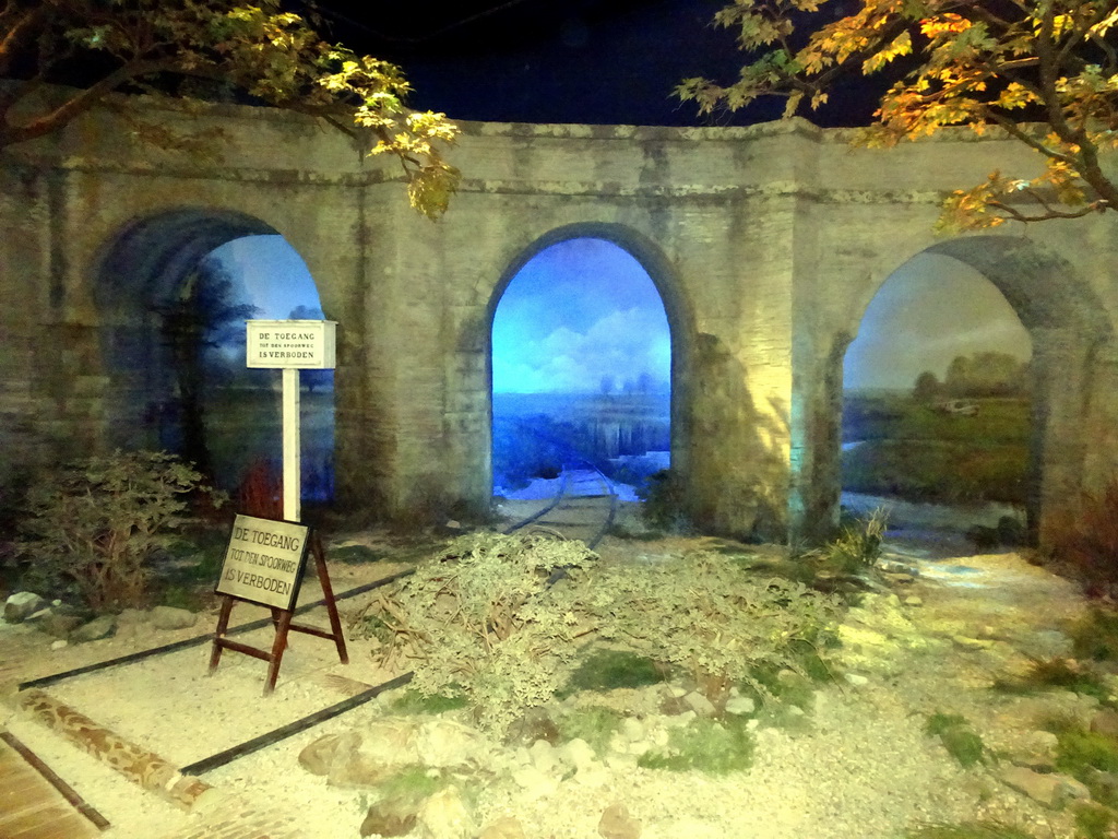 Bridge at the Grote Ontdekking attraction at the Spoorwegmuseum