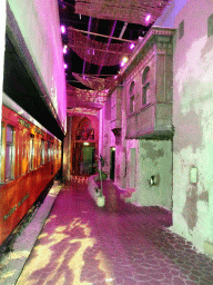 Alley at the Droomreizen attraction at the Spoorwegmuseum