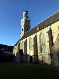 South side and tower of the Nicolaïkerk church, viewed from the inner garden of the Centraal Museum