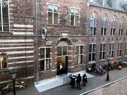 Front of the Centraal Museum at the Agnietenstraat street, viewed from the upper floor of the Nijntje Winter Museum
