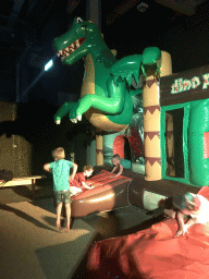 Max at the Dino Jump playground at the World of Dinos exhibition at the Jaarbeurs building