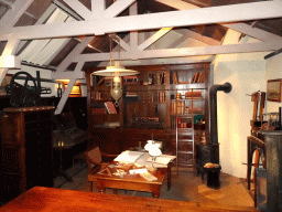 Interior of a room at the Grote Ontdekking attraction at the Spoorwegmuseum