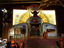 Front of the Stoomtheater at the Droomreizen attraction at the Werkplaats hall of the Spoorwegmuseum