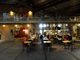 Front of the De Remise restaurant at the Werkplaats hall of the Spoorwegmuseum