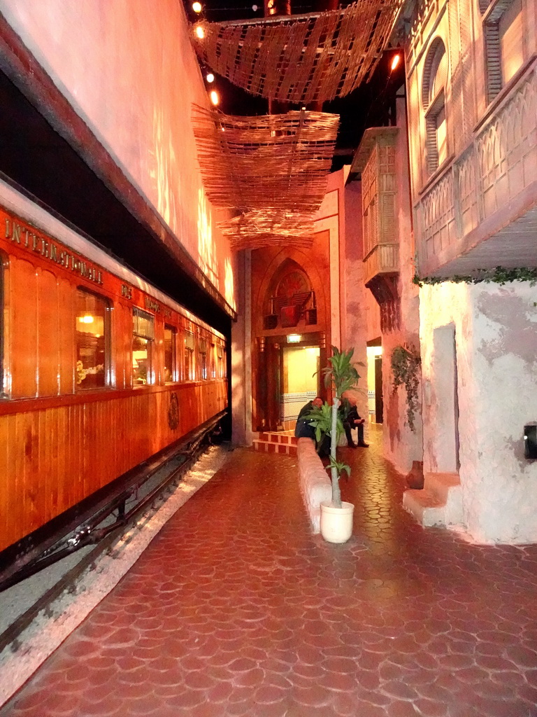 Alley at the Droomreizen attraction at the Spoorwegmuseum