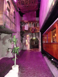 Alley at the Droomreizen attraction at the Spoorwegmuseum