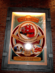 Chuggington poster at the entrance hall of the Spoorwegmuseum