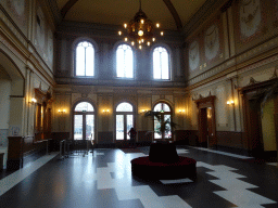 Interior of the main hall of the Maliebaanstation building of the Spoorwegmuseum