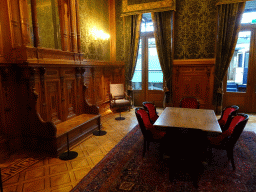 Interior of the Royal Waiting Room of the Maliebaanstation building of the Spoorwegmuseum