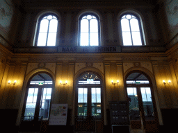 Interior of the main hall of the Maliebaanstation building of the Spoorwegmuseum