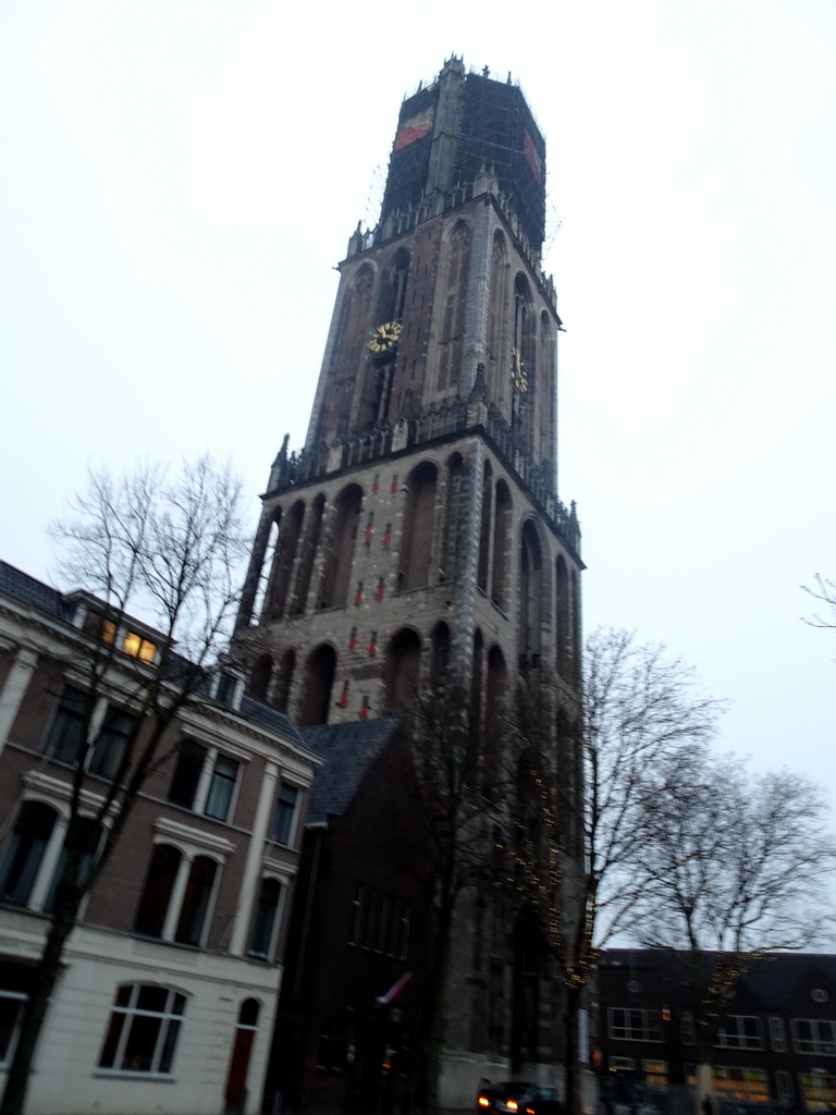 The Dom Tower, viewed from the Domplein square