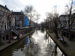 The south side of the Oudegracht canal, viewed from the Smeebrug bridge