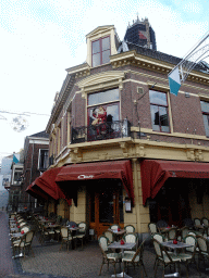 Front of Café Orloff at the crossing of the Donkere Gaard and Wed streets