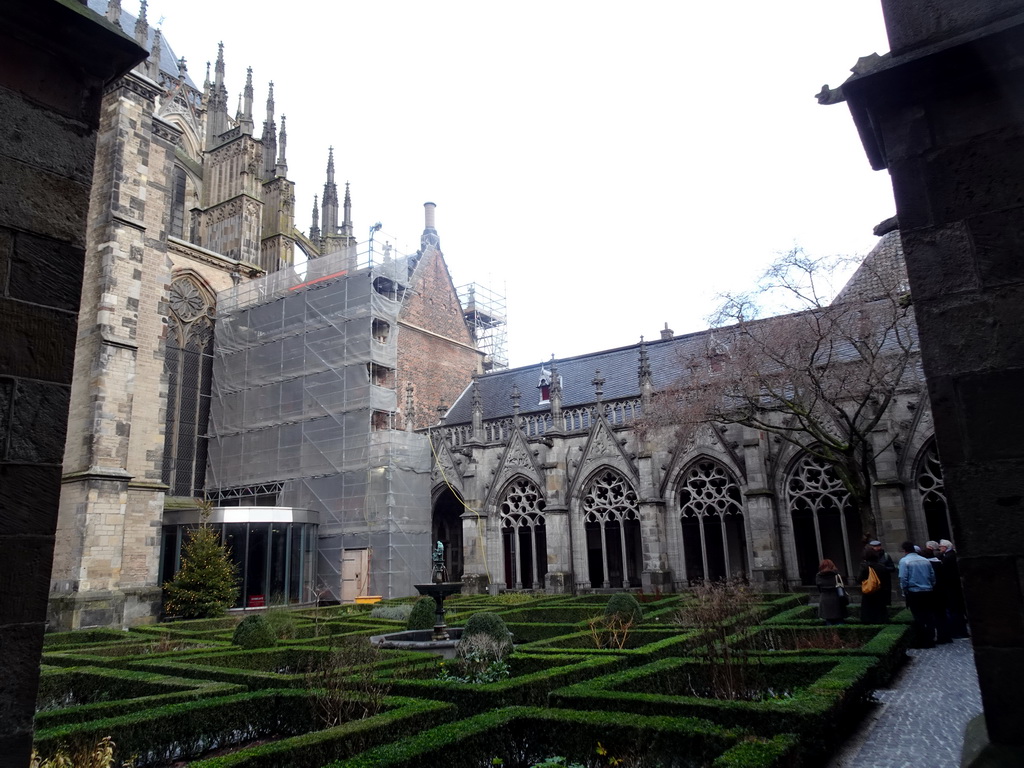 The Domtuin garden, viewed from the southwest side