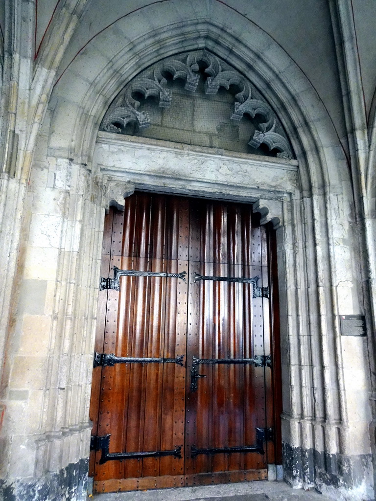 Entrance to the Uniezaal building at the south side of the Domtuin garden