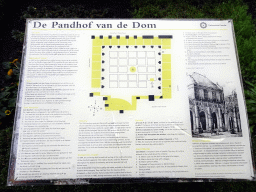 Map and information on the Domtuin garden