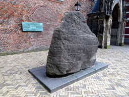 Replica of the Runestone of Harald Bluetooth at the Domplein square