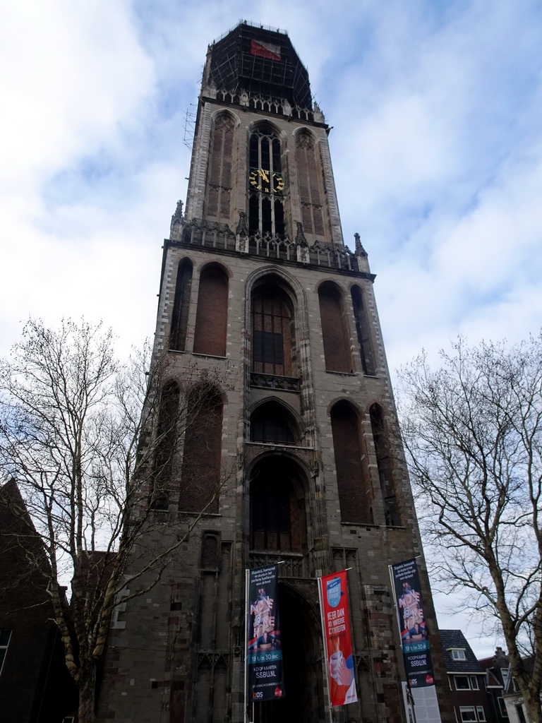 The Dom Tower, viewed from the Domplein square